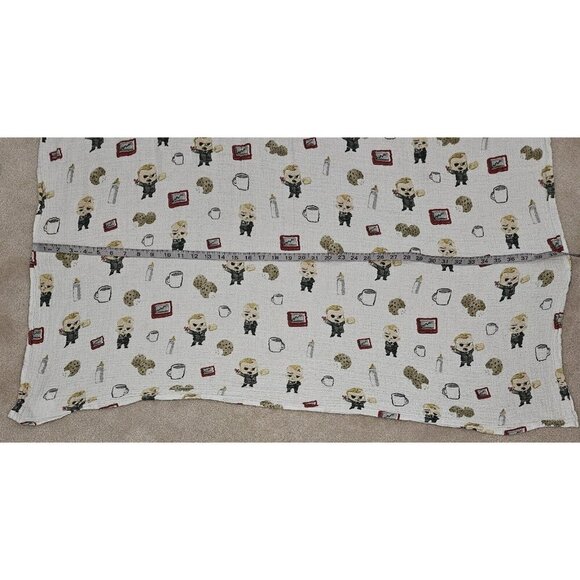Dreamworks Boss Baby Muslin Cotton Swaddle Blanket 40x40 Little Unicorn 2017 - Picture 5 of 7